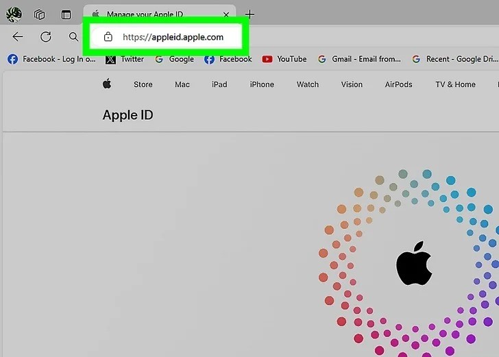 Bước 1: truy cập website  https://appleid.apple.com/4